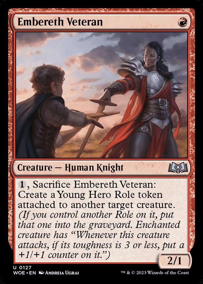 Embereth Veteran 127/276 (Wilds of Eldraine) 