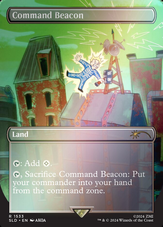Command Beacon 1533 (Secret Lair Drop Series)  - Borderless Foil