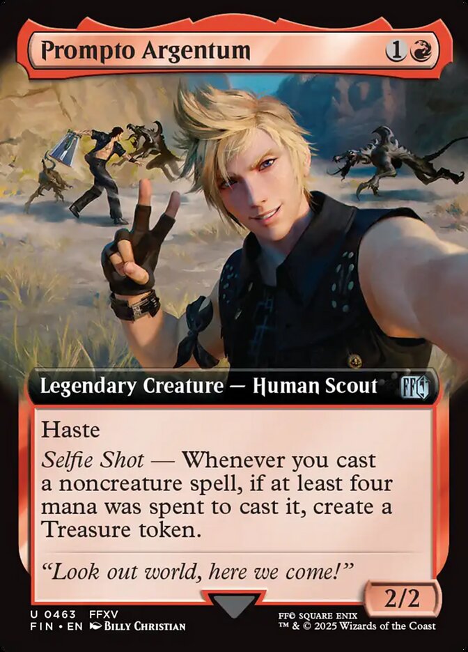 Prompto Argentum 463 (FINAL FANTASY)  - Extended Art Foil