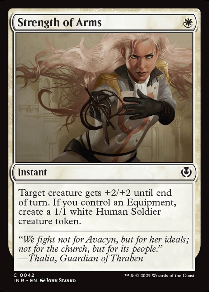 Strength of Arms 42/287 (Innistrad Remastered)  - Foil
