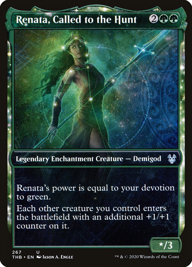 Renata, Called to the Hunt 267/254 (Theros Beyond Death)  - Showcase Foil