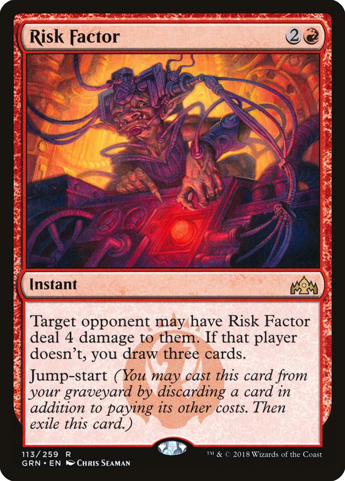 Risk Factor 113/259 (Guilds of Ravnica)  - Foil