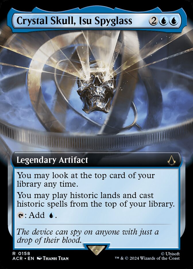 Crystal Skull, Isu Spyglass 158 (Universes Beyond: Assassin's Creed)  - Extended Art