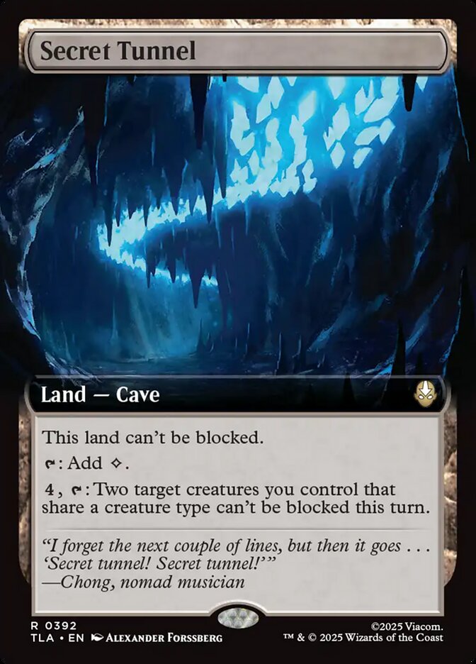 Secret Tunnel  392/286 (Avatar: The Last Airbender)  - Extended Art