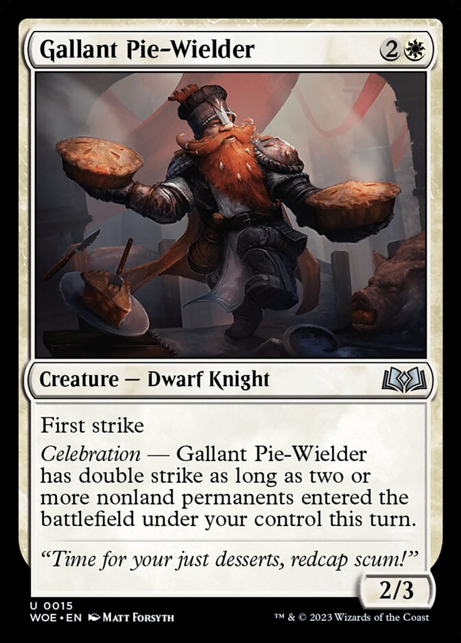 Gallant Pie-Wielder 15/276 (Wilds of Eldraine) 