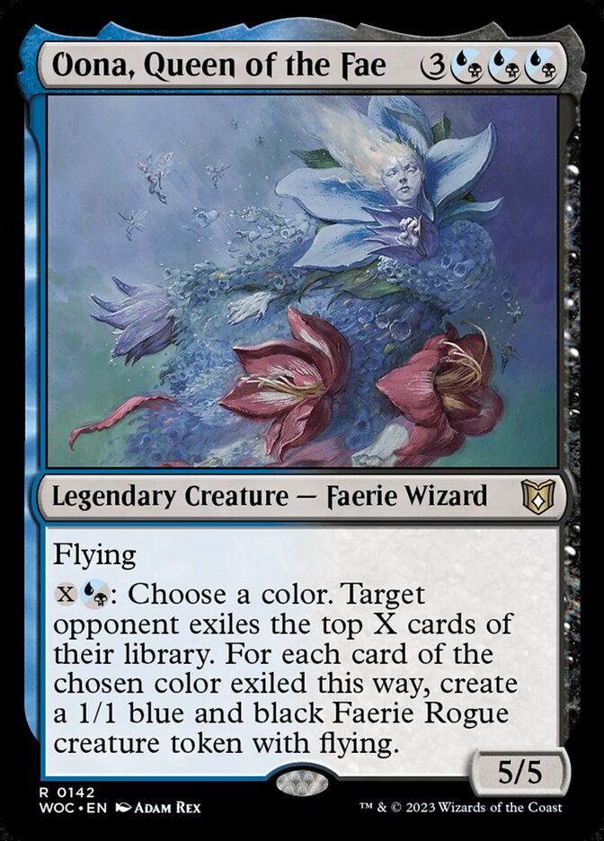 Oona, Queen of the Fae 142/173 (Commander: Wilds of Eldraine) 