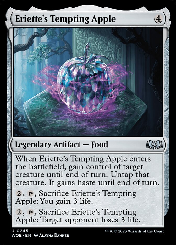 Eriette's Tempting Apple 245 (Wilds of Eldraine)  - Foil