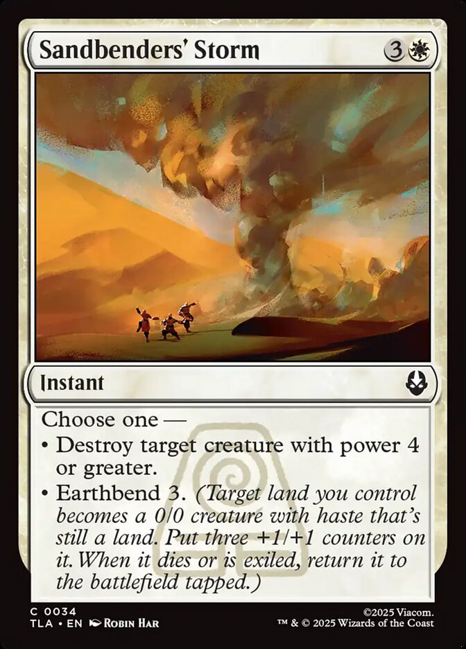 Sandbenders' Storm 34 (Avatar: The Last Airbender)  - Foil