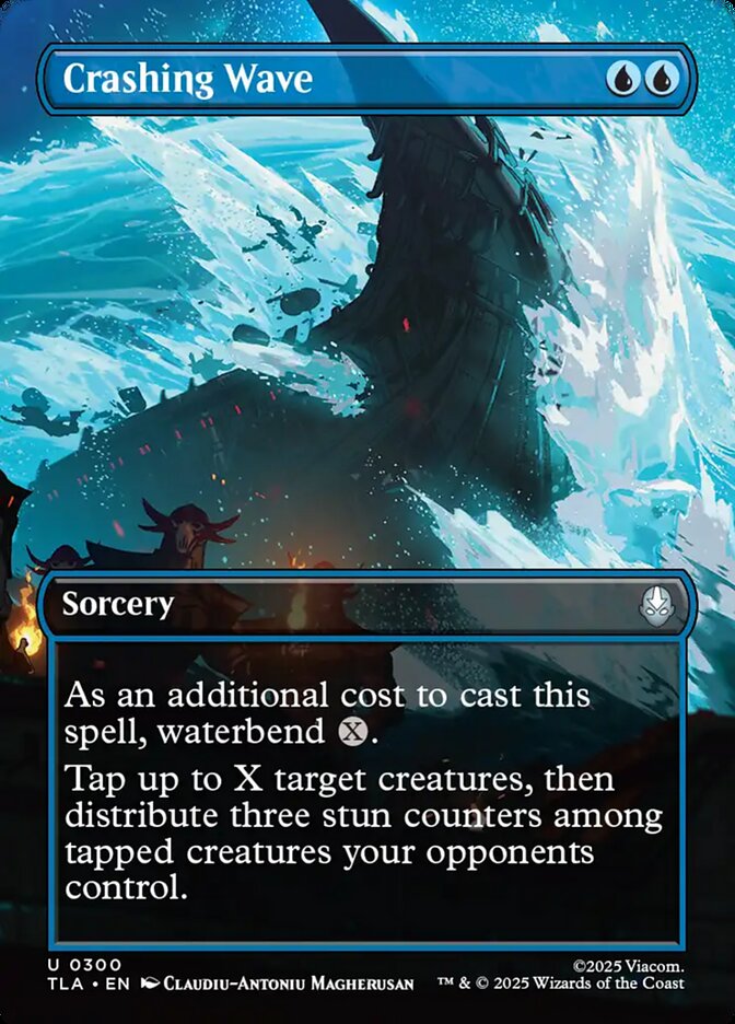 Crashing Wave 300 (Avatar: The Last Airbender)  - Borderless Foil