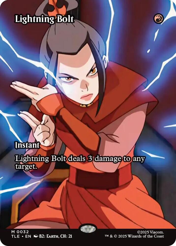 Lightning Bolt 32/317 (Avatar: The Last Airbender: Eternal-Legal)  - Borderless Foil