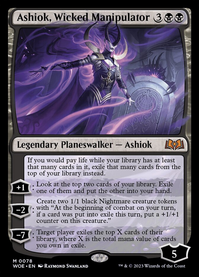 Ashiok, Wicked Manipulator 78/276 (Wilds of Eldraine) 