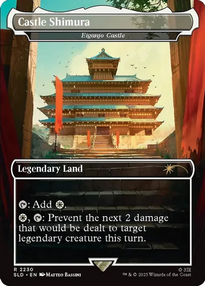 Castle Shimura // Eiganjo Castle 2230 (Secret Lair Drop Series)  - Borderless