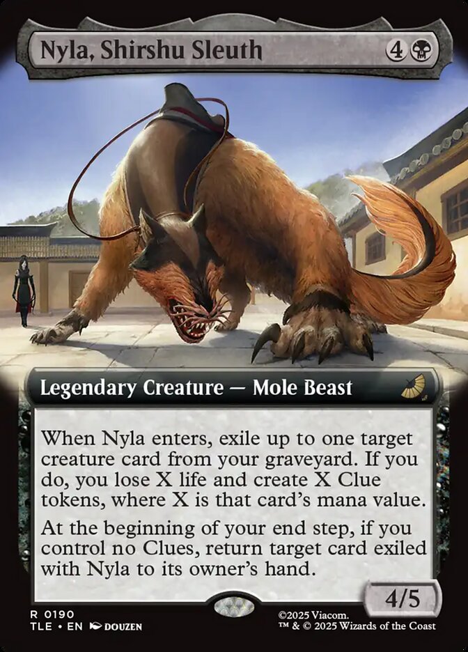 Nyla, Shirshu Sleuth 190/317 (Avatar: The Last Airbender: Eternal-Legal)  - Extended Art
