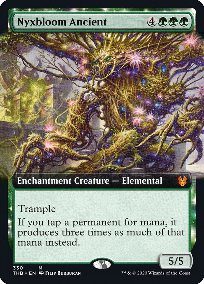 Nyxbloom Ancient 330/254 (Theros Beyond Death)  - Extended Art Foil