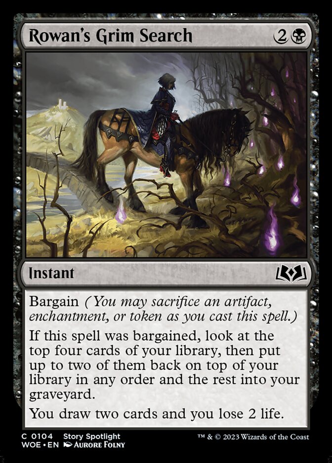 Rowan's Grim Search 104/276 (Wilds of Eldraine) 