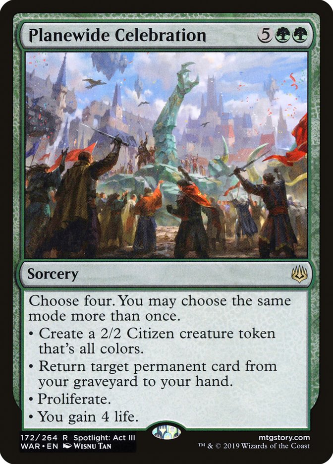 Planewide Celebration 172 (War of the Spark) 