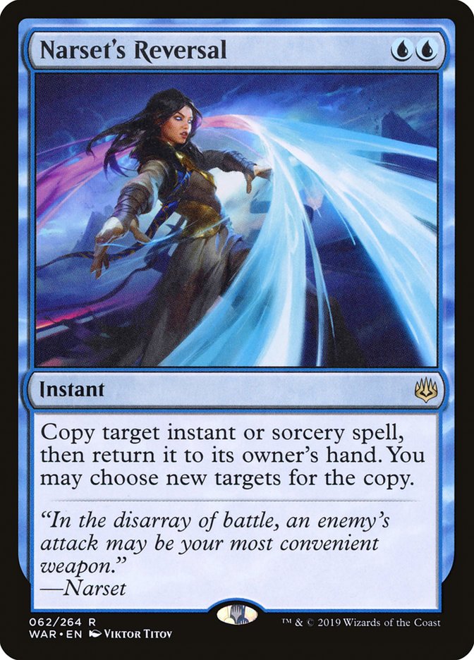 Narset's Reversal 62 (War of the Spark)  - Foil