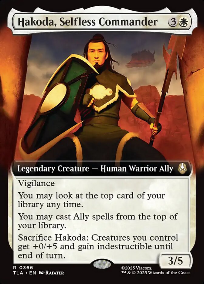 Hakoda, Selfless Commander  366 (Avatar: The Last Airbender)  - Extended Art