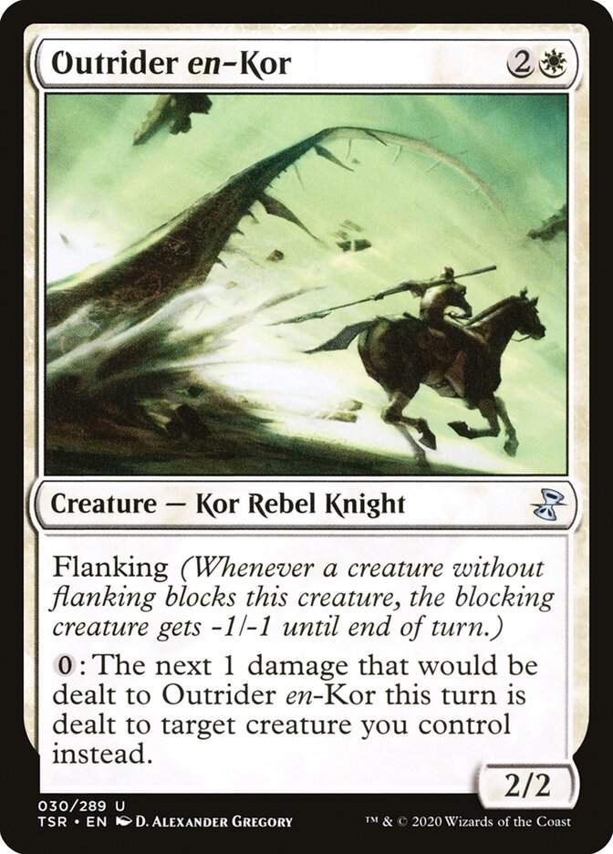 Outrider en Kor 30 (Time Spiral: Remastered)  - Foil