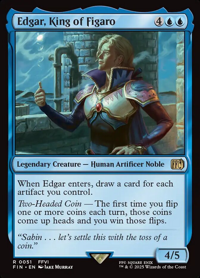Edgar, King of Figaro 51 (FINAL FANTASY)  - Foil