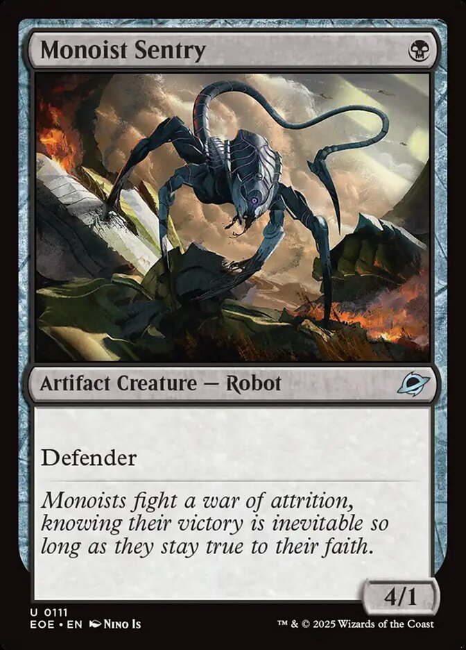 Monoist Sentry 111/276 (Edge of Eternities)  - Foil