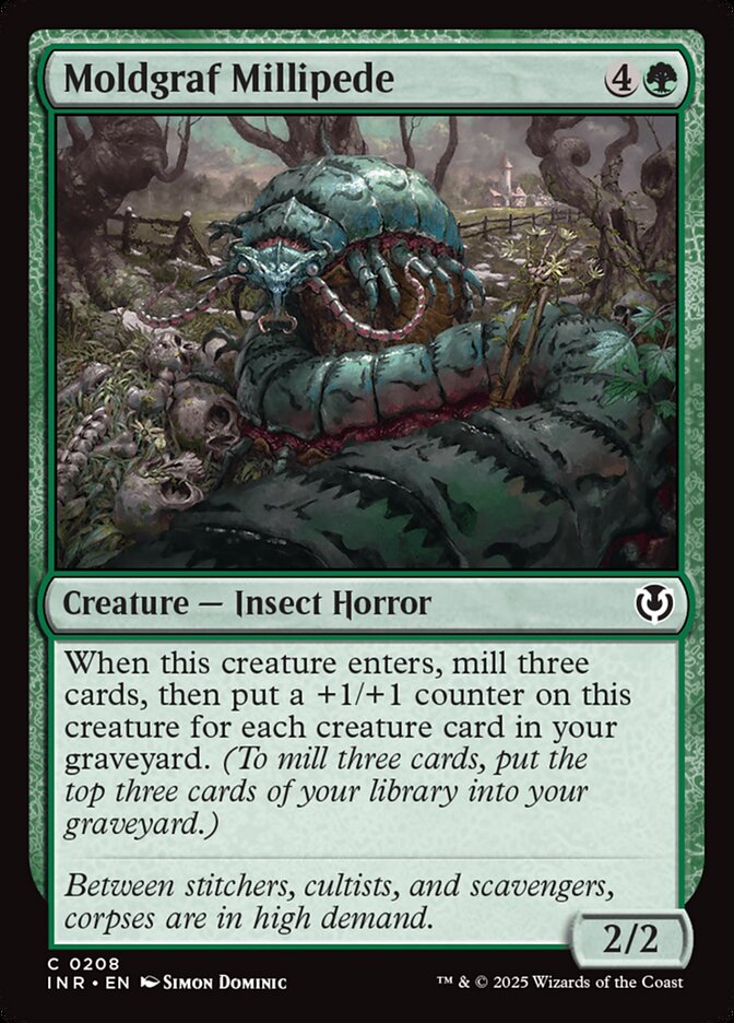Moldgraf Millipede 208/287 (Innistrad Remastered)  - Foil
