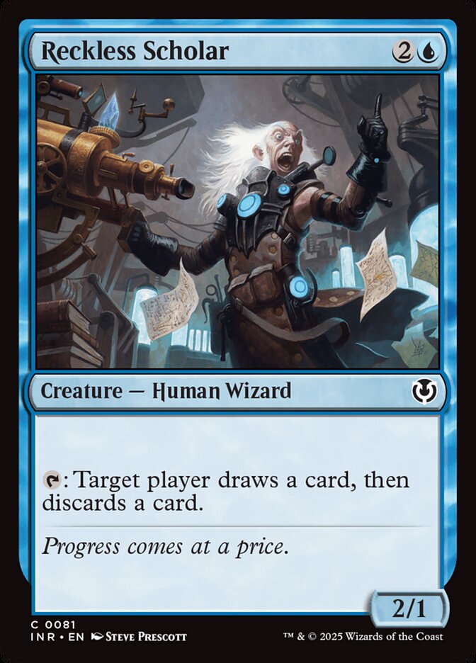 Reckless Scholar 81/287 (Innistrad Remastered)  - Foil