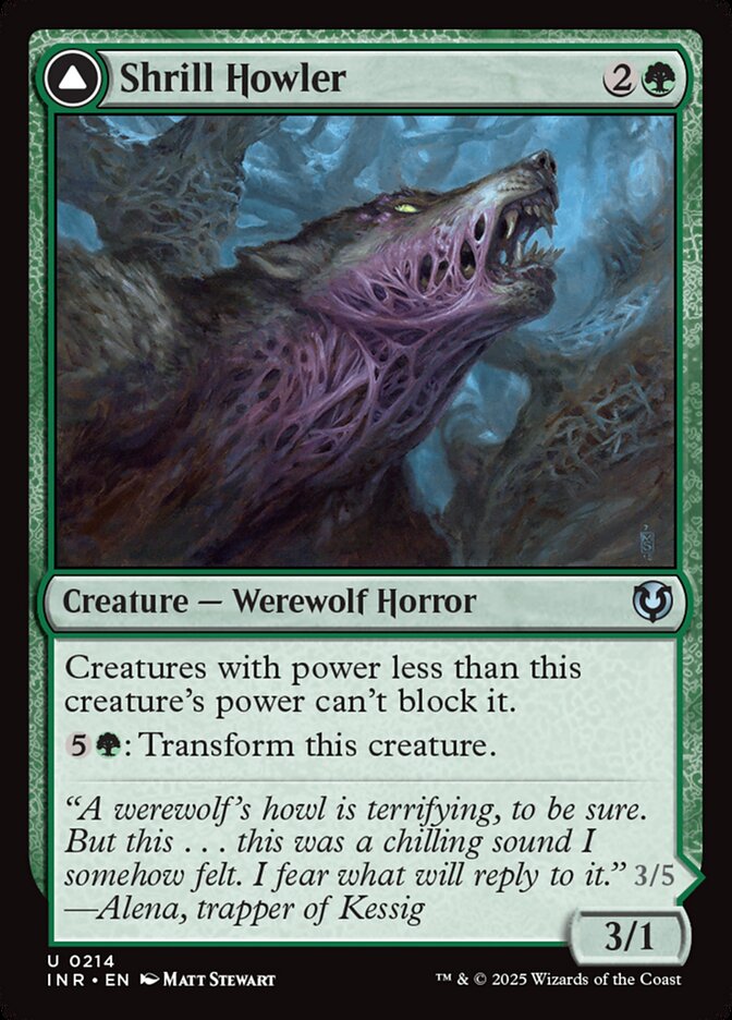 Shrill Howler // Howling Chorus 214/287 (Innistrad Remastered) 