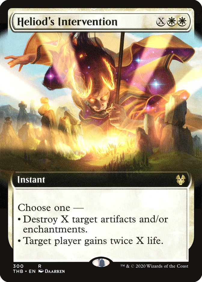 Heliod's Intervention 300/254 (Theros Beyond Death)  - Extended Art