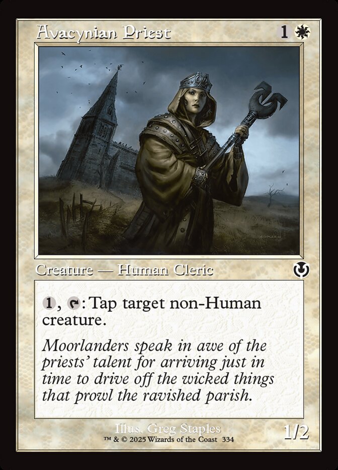 Avacynian Priest 334 (Innistrad Remastered)  - Retro