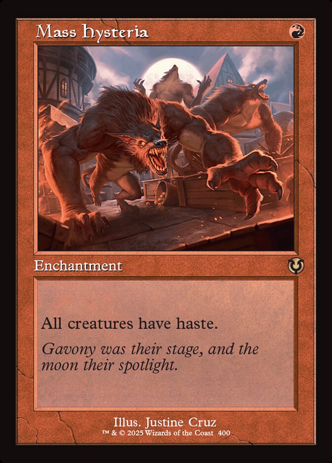 Mass Hysteria 400/287 (Innistrad Remastered)  - Retro Foil