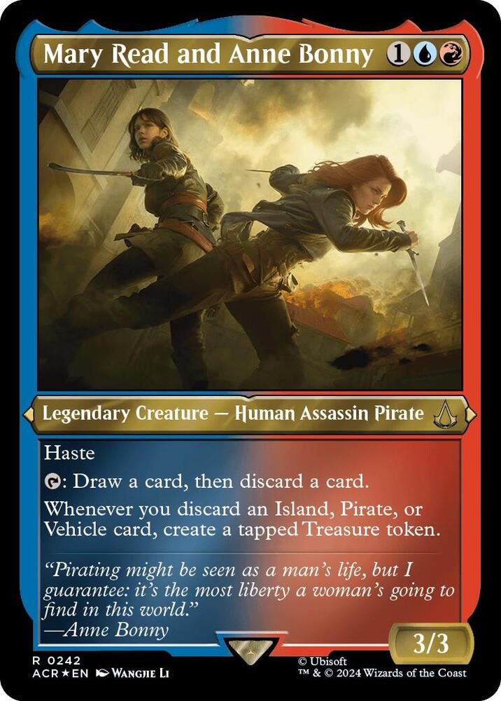 Mary Read and Anne Bonny 242 (Universes Beyond: Assassin's Creed)  - Etched Foil