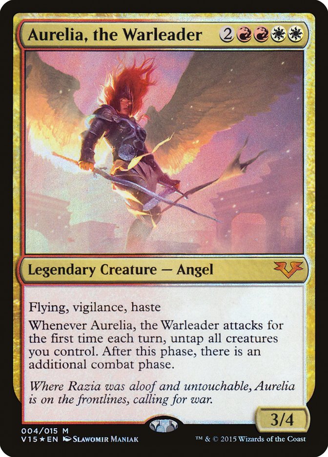 Aurelia, the Warleader 4/15 (From the Vault: Angels)  - Foil