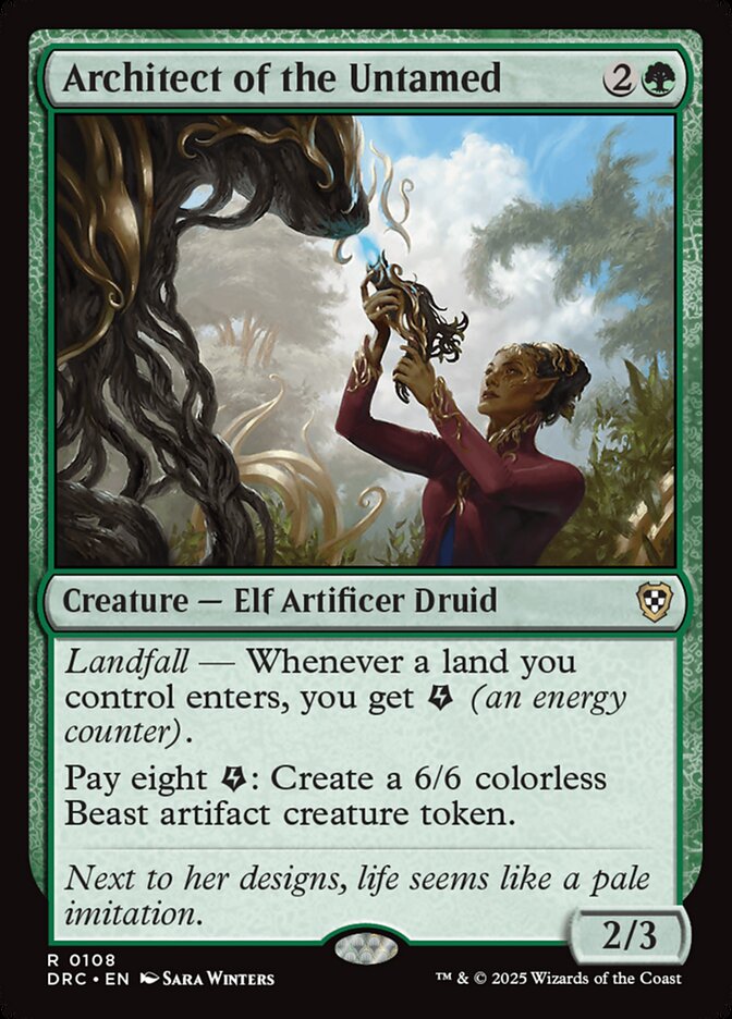 Architect of the Untamed 108/187 (Commander: Aetherdrift) 