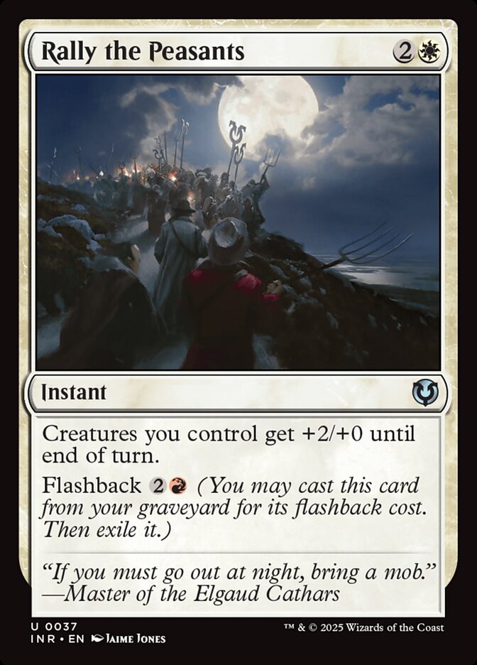 Rally the Peasants 37/287 (Innistrad Remastered)  - Foil