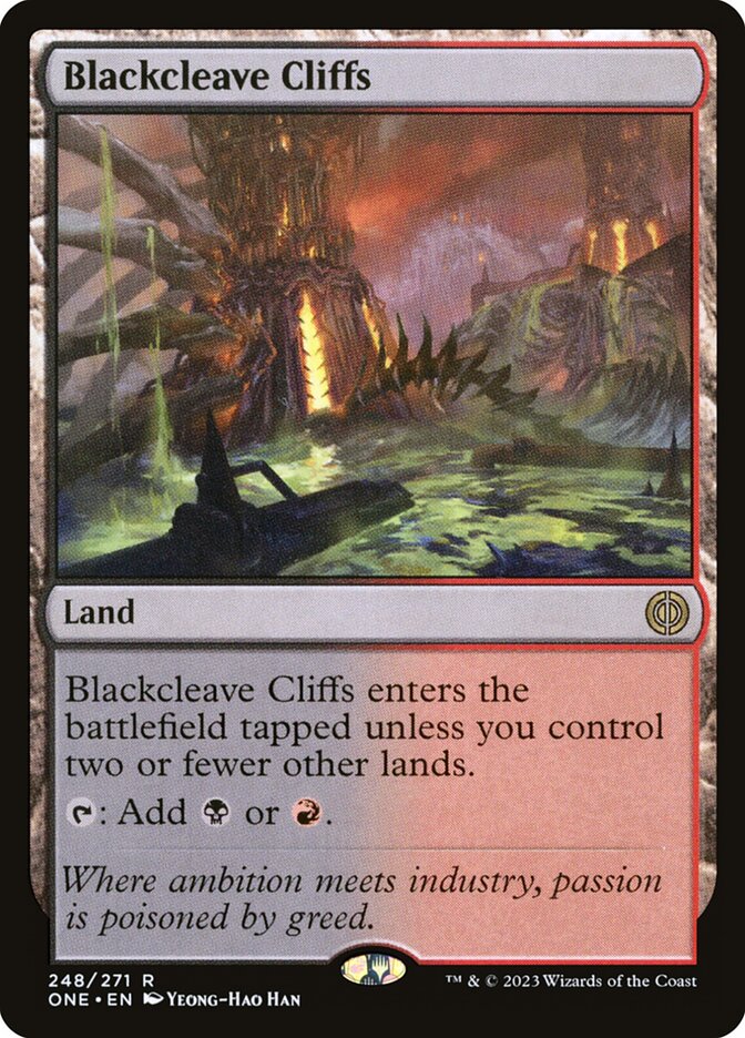 Blackcleave Cliffs 248 (Phyrexia: All Will Be One) 