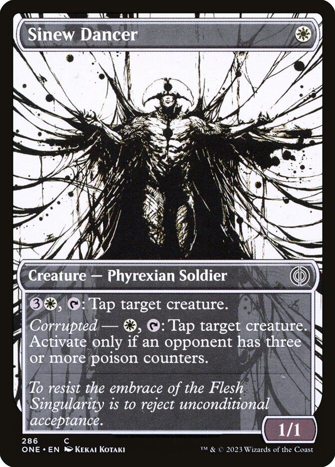 Sinew Dancer 286 (Phyrexia: All Will Be One)  - Showcase