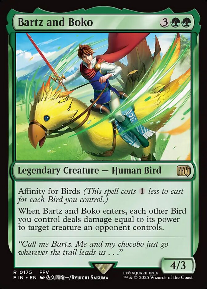 Bartz and Boko 175 (FINAL FANTASY)  - Foil
