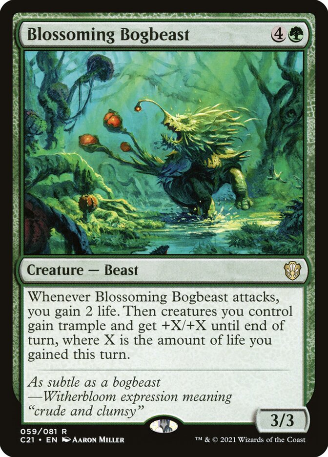 Blossoming Bogbeast 59/81 (Commander 2021) 