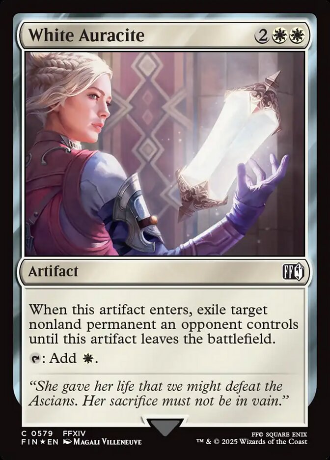 White Auracite 579/309 (FINAL FANTASY)  - Surge Foil