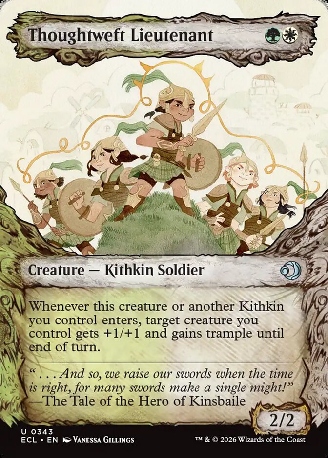 Thoughtweft Lieutenant 343/273 (Lorwyn Eclipsed)  - Showcase