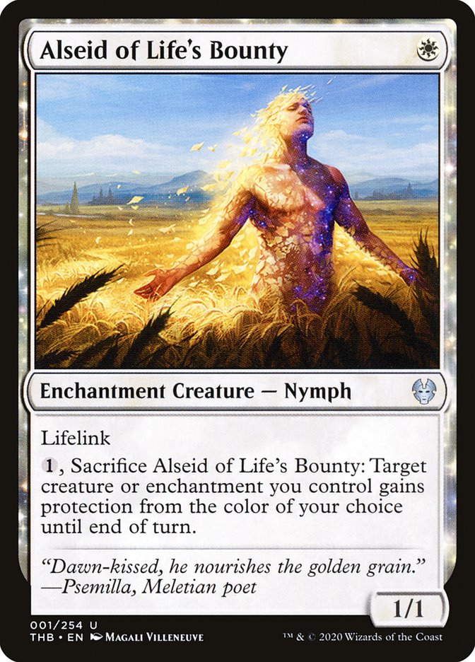 Alseid of Life's Bounty 1/254 (Theros Beyond Death)  - Foil