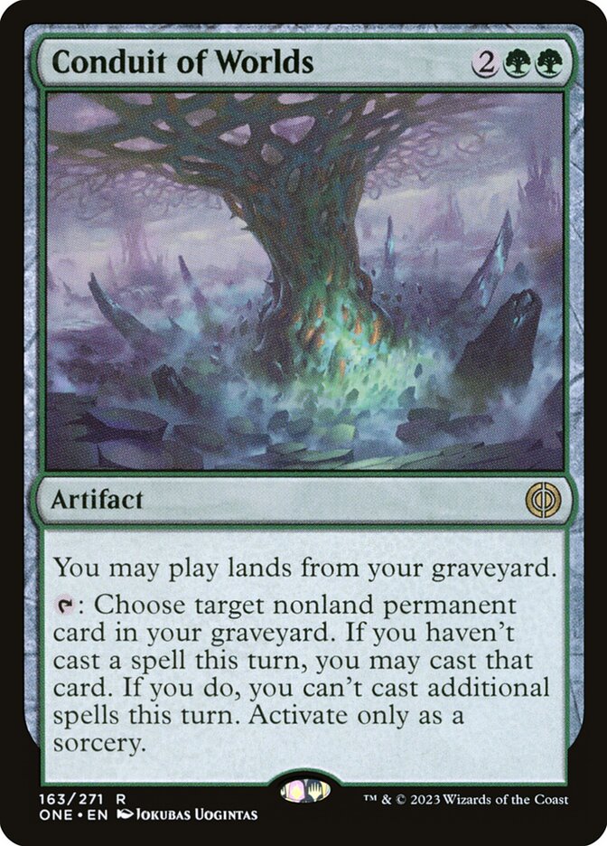Conduit of Worlds 163 (Phyrexia: All Will Be One)  - Foil