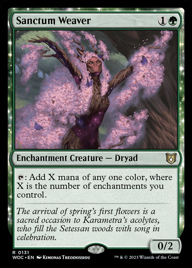 Sanctum Weaver 131/173 (Commander: Wilds of Eldraine) 