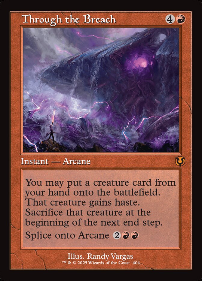 Through the Breach 404/287 (Innistrad Remastered)  - Retro Foil