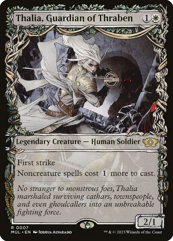 Thalia, Guardian of Thraben 7/65 (March of the Machine: Multiverse Legends)  - Showcase