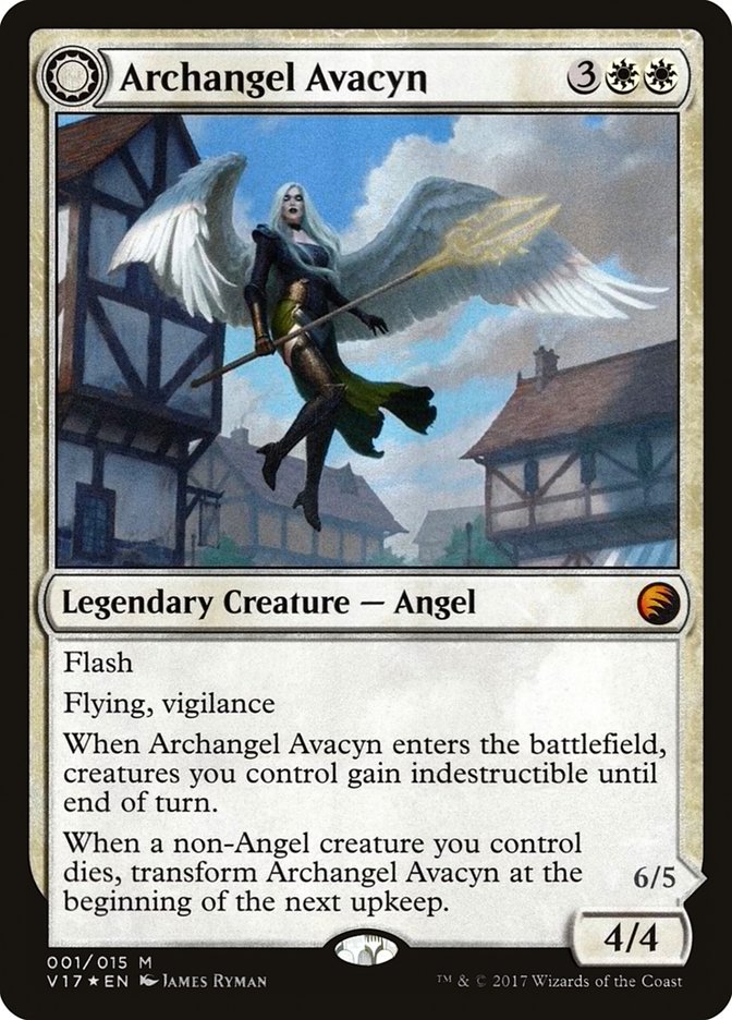 Archangel Avacyn // Avacyn, the Purifier 1/15 (From the Vault: Transform)  - Foil