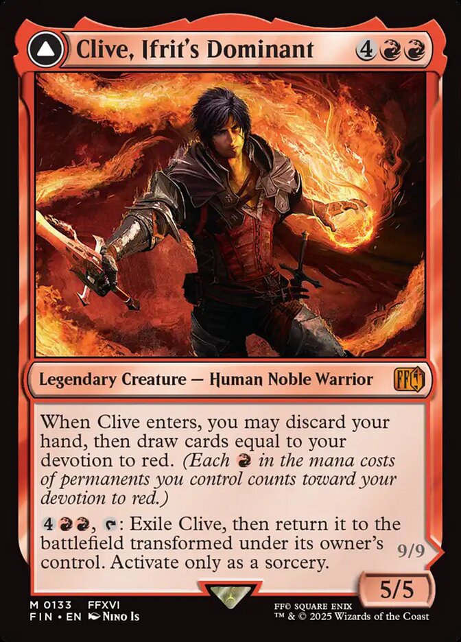 Clive, Ifrit's Dominant 133 (FINAL FANTASY)  - Foil
