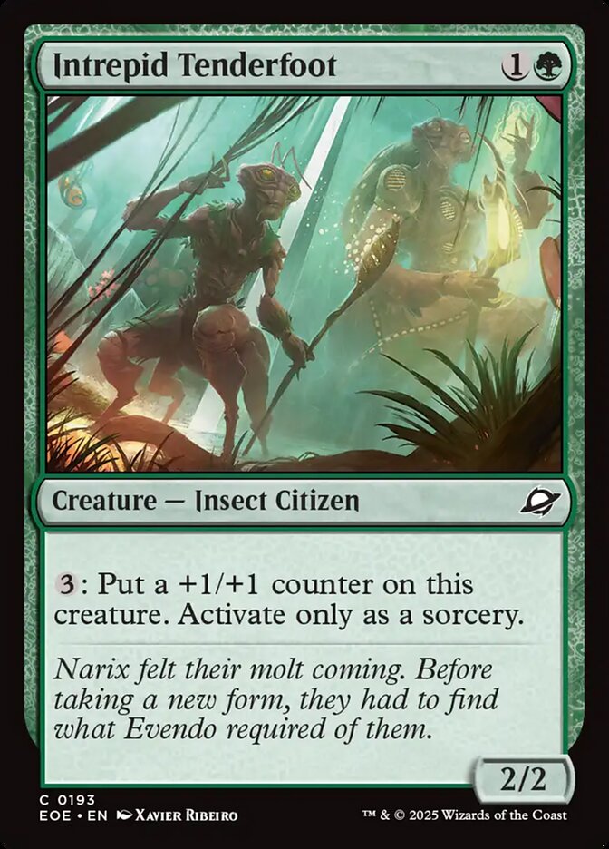 Intrepid Tenderfoot 193/276 (Edge of Eternities)  - Foil