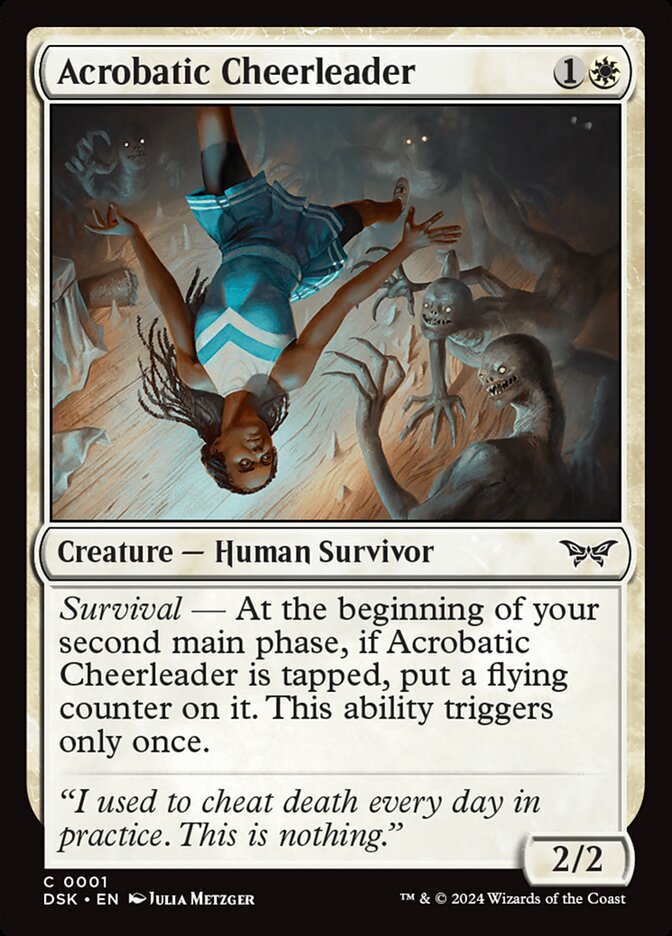 Acrobatic Cheerleader 1 (Duskmourn: House of Horror) 